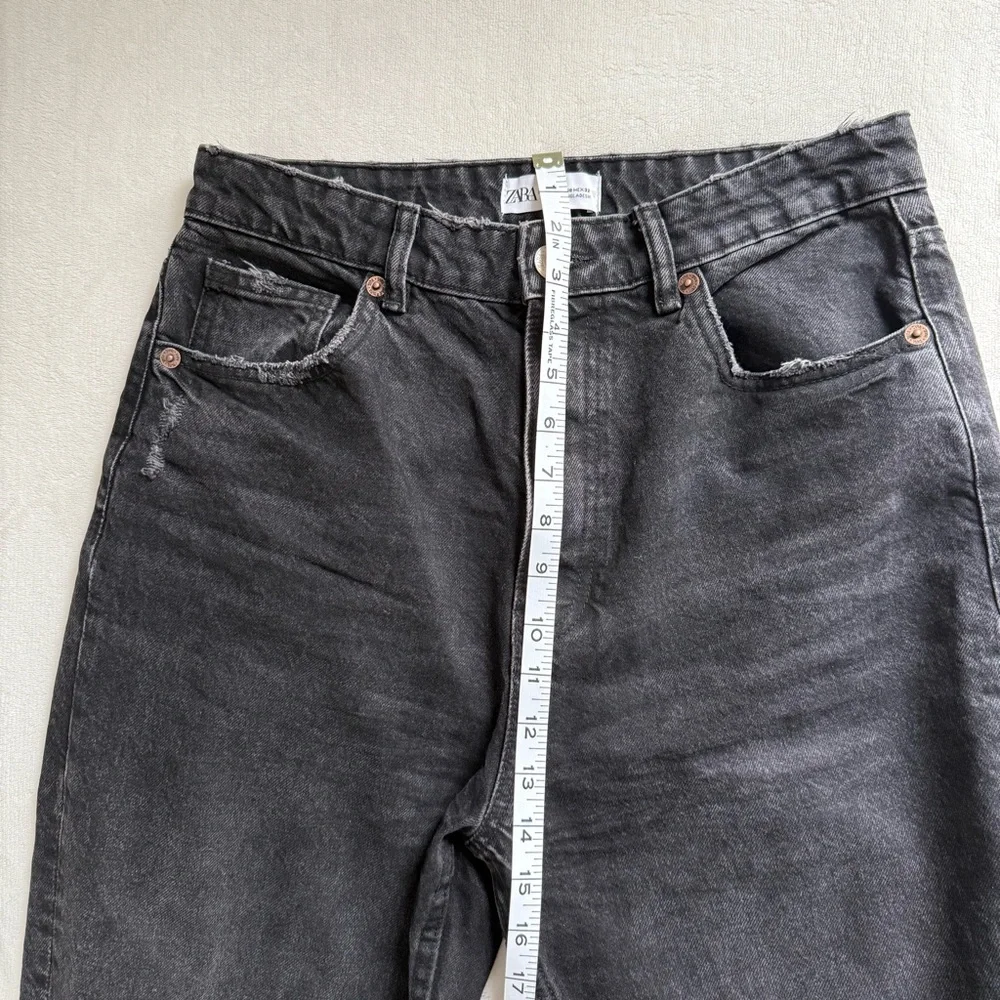 ZARA | Black Distressed Jeans